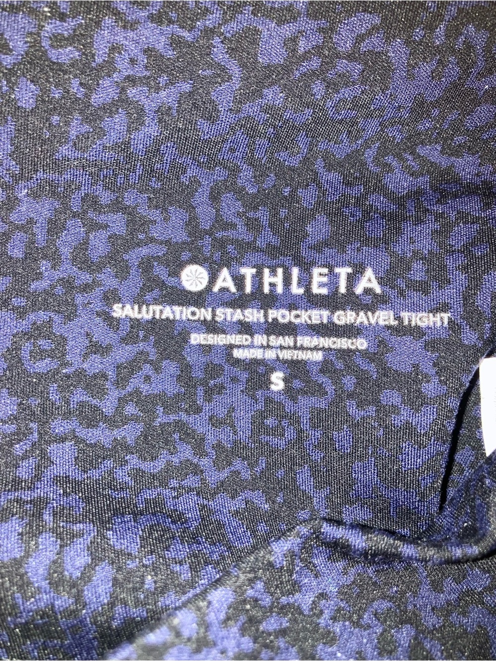 Athleta Black and Blue Patterned Leggings!Accepting Offers/Bundle Deals!